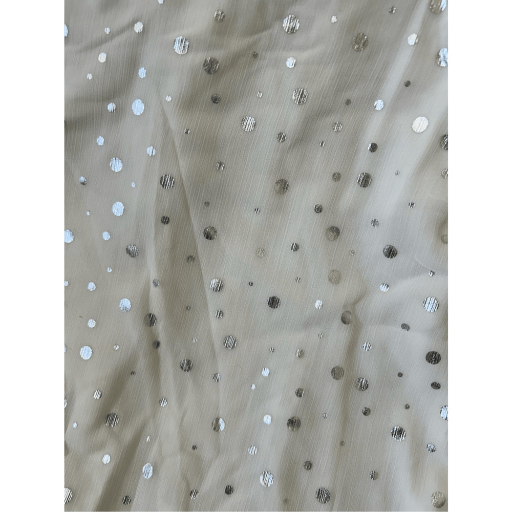 Talbots NWT Smocked Cheerful Dots Top White Silver Polka Dots, Sz XL, MSRP $109 - Picture 10 of 11